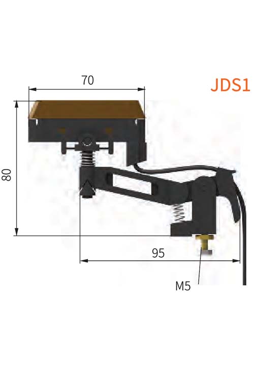 Комбинированный одинарный токосъемник JDS1